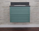 Gunner 30" Wall Mount Shaker Door Bathroom Vanity