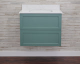 Gunner 30" Wall Mount Shaker Door Bathroom Vanity
