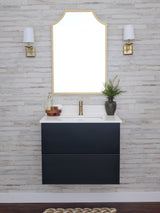 Gunner 30" Wall Mount Slab Door Bathroom Vanity