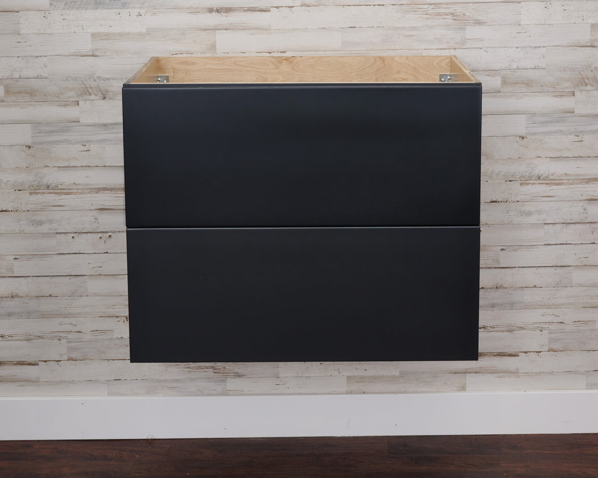 Gunner 30" Wall Mount Slab Door Bathroom Vanity