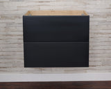 Gunner 30" Wall Mount Slab Door Bathroom Vanity