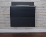 Gunner 30" Wall Mount Slab Door Bathroom Vanity
