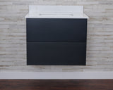 Gunner 30" Wall Mount Slab Door Bathroom Vanity