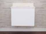 Gunner 30" Wall Mount Slab Door Bathroom Vanity