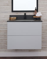 Gunner 30" Wall Mount Slab Door Bathroom Vanity