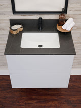 Gunner 30" Wall Mount Slab Door Bathroom Vanity