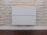 Gunner 30" Wall Mount Slab Door Bathroom Vanity
