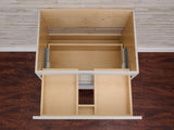 Gunner 30" Wall Mount Slab Door Bathroom Vanity