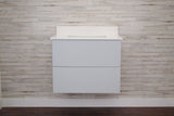 Gunner 30" Wall Mount Slab Door Bathroom Vanity