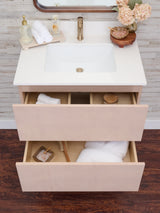 Gunner 30" Wall Mount Slab Door Bathroom Vanity