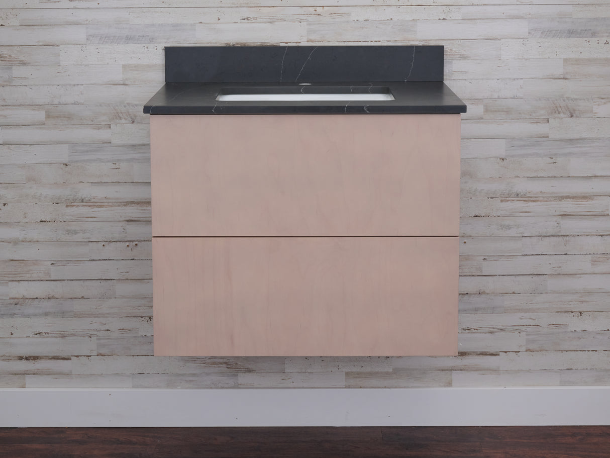 Gunner 30" Wall Mount Slab Door Bathroom Vanity