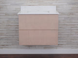 Gunner 30" Wall Mount Slab Door Bathroom Vanity