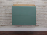 Gunner 30" Wall Mount Slab Door Bathroom Vanity