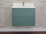 Gunner 30" Wall Mount Slab Door Bathroom Vanity