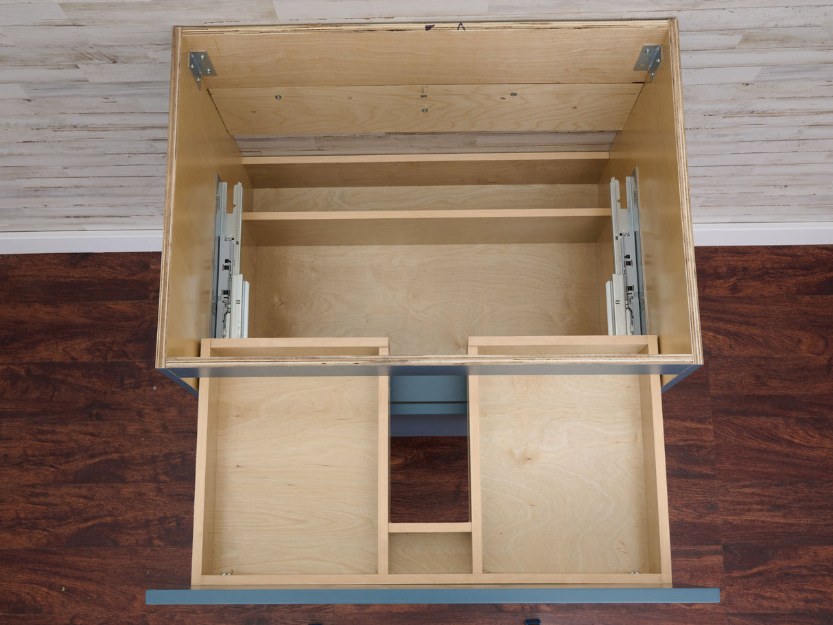Gunner 30" Wall Mount Slab Door Bathroom Vanity