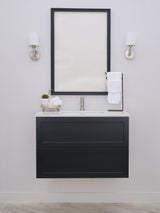 Gunner 36" Wall Mount Shaker Door Bathroom Vanity