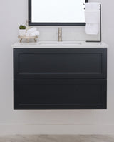 Gunner 36" Wall Mount Shaker Door Bathroom Vanity
