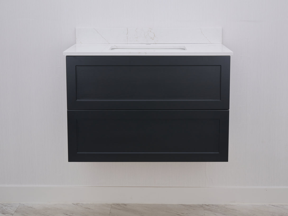 Gunner 36" Wall Mount Shaker Door Bathroom Vanity
