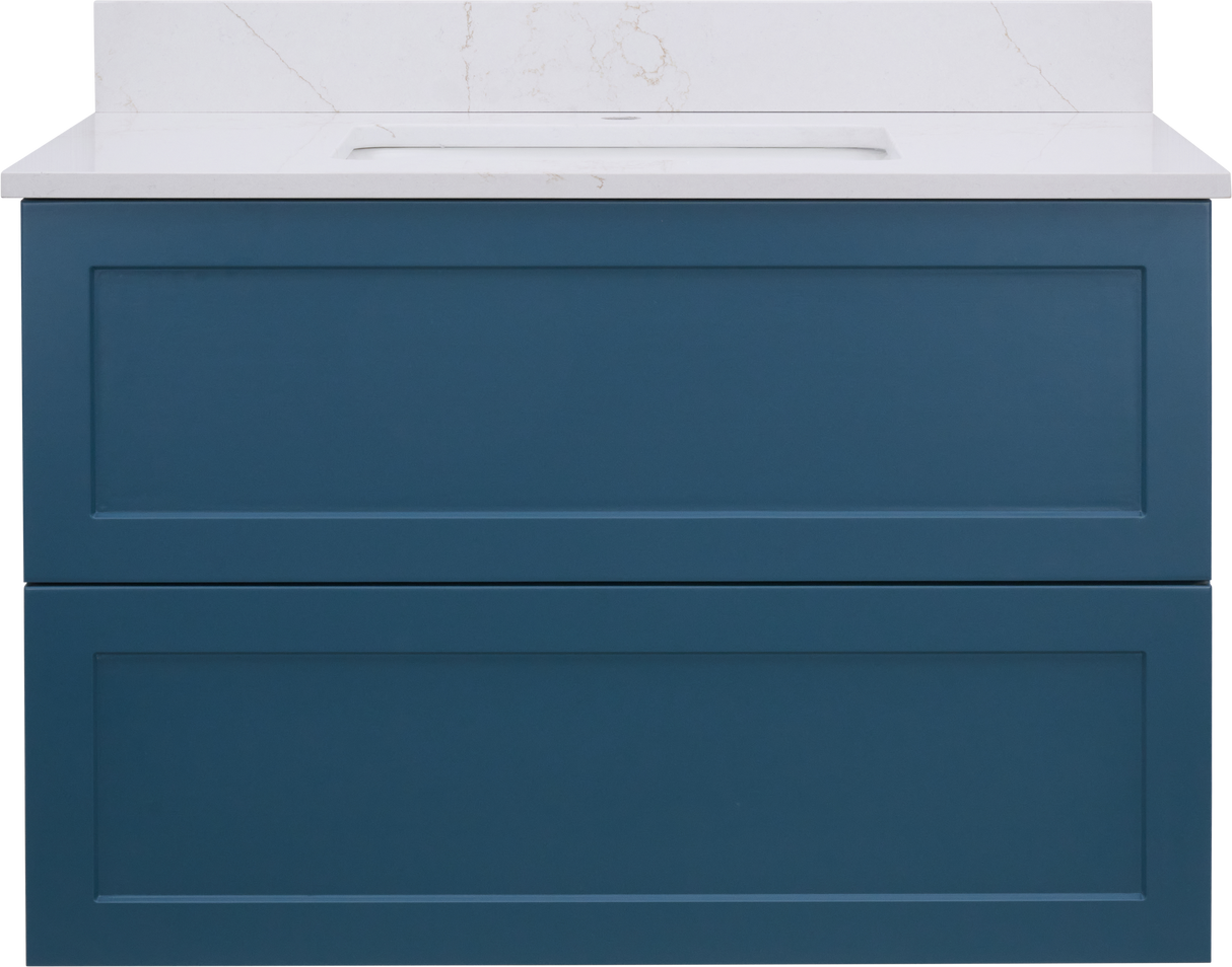 Gunner 36" Wall Mount Shaker Door Bathroom Vanity