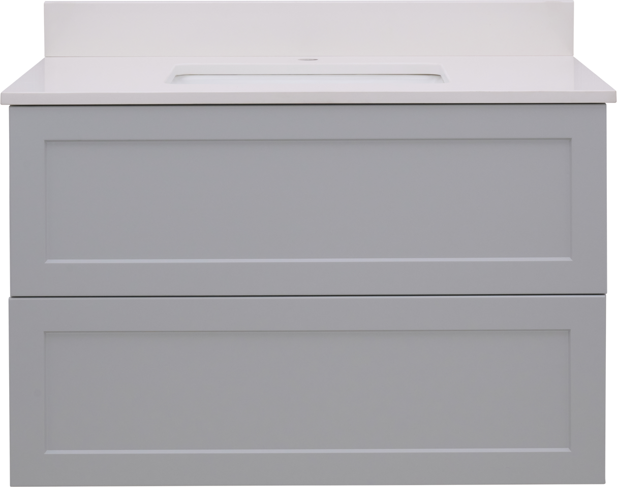 Gunner 36" Wall Mount Shaker Door Bathroom Vanity