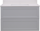 Gunner 36" Wall Mount Shaker Door Bathroom Vanity