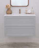 Gunner 36" Wall Mount Shaker Door Bathroom Vanity