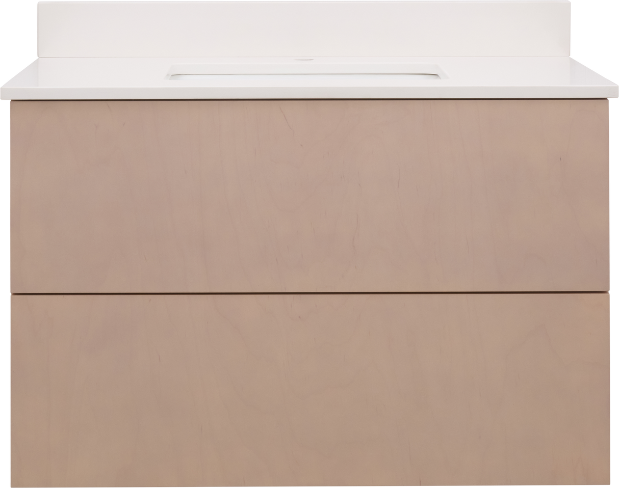 Gunner 36" Wall Mount Slab Door Bathroom Vanity