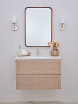 Gunner 36" Wall Mount Shaker Door Bathroom Vanity