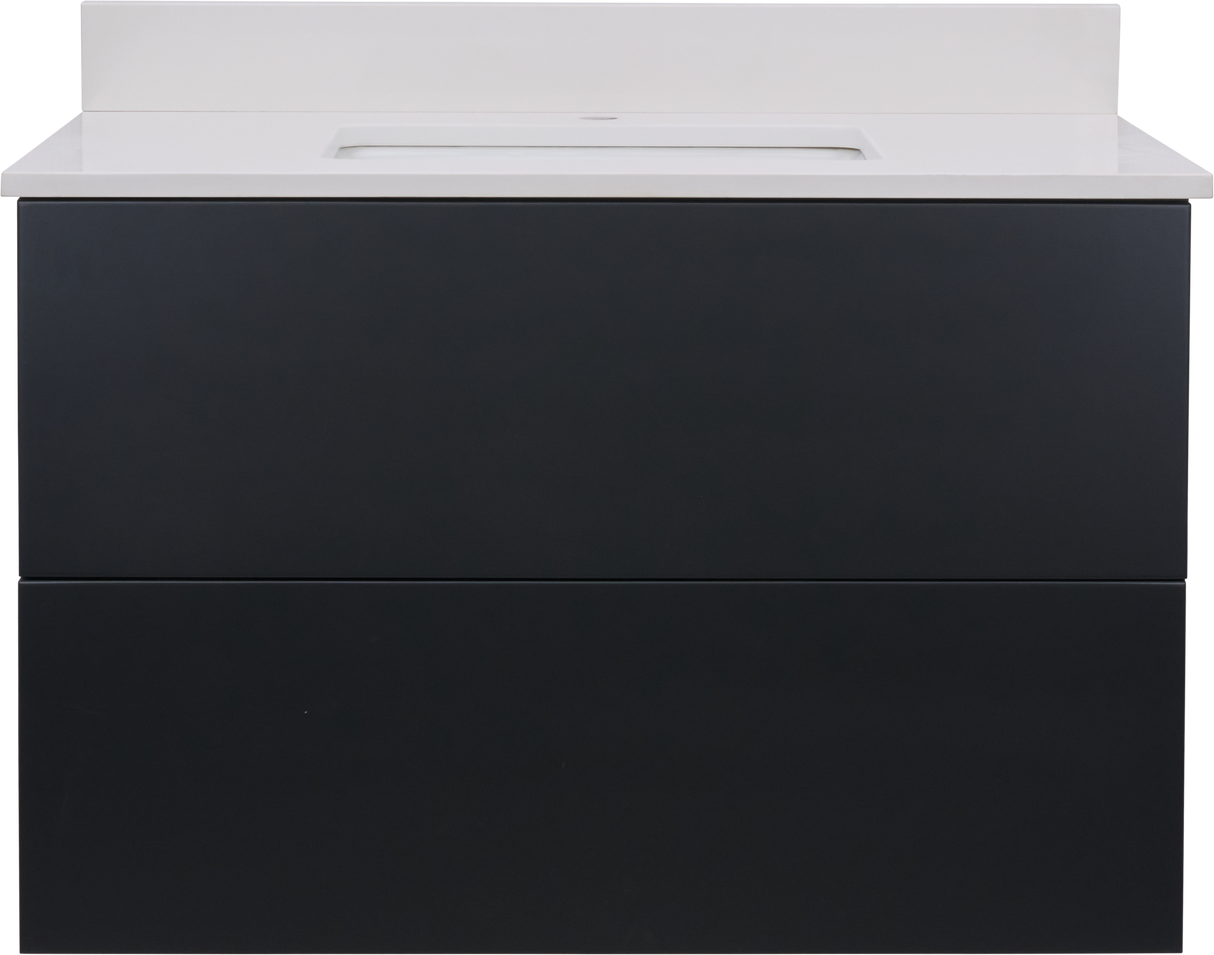 Gunner 36" Wall Mount Slab Door Bathroom Vanity