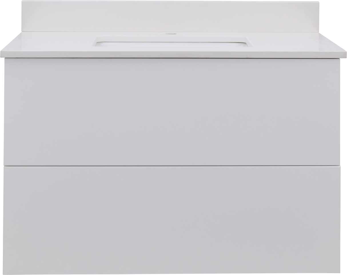 Gunner 36" Wall Mount Slab Door Bathroom Vanity