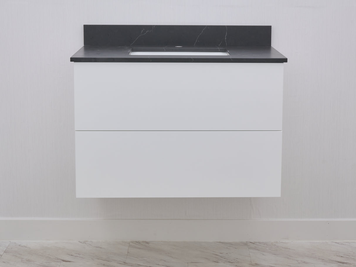 Gunner 36" Wall Mount Slab Door Bathroom Vanity