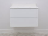 Gunner 36" Wall Mount Slab Door Bathroom Vanity