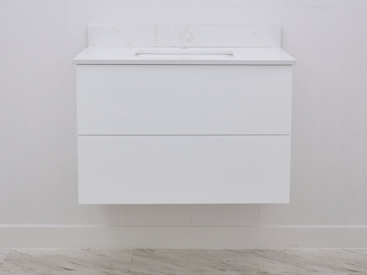 Gunner 36" Wall Mount Slab Door Bathroom Vanity