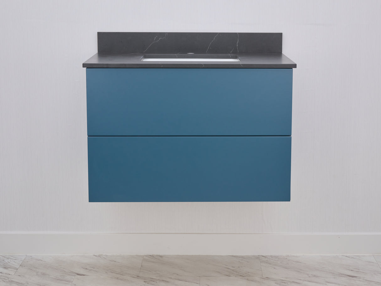 Gunner 36" Wall Mount Slab Door Bathroom Vanity
