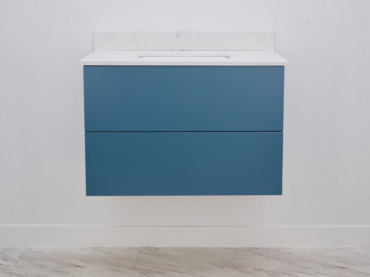 Gunner 36" Wall Mount Slab Door Bathroom Vanity