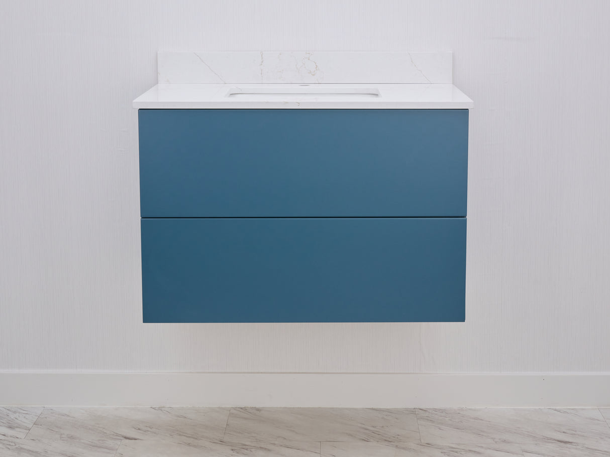 Gunner 36" Wall Mount Slab Door Bathroom Vanity