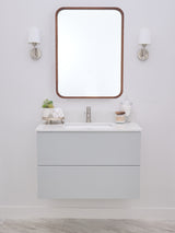 Gunner 36" Wall Mount Slab Door Bathroom Vanity