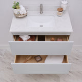 Gunner 36" Wall Mount Slab Door Bathroom Vanity