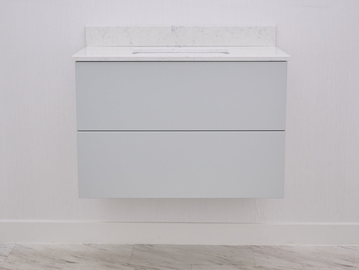 Gunner 36" Wall Mount Slab Door Bathroom Vanity