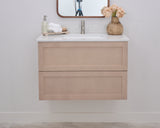 Gunner 36" Wall Mount Slab Door Bathroom Vanity