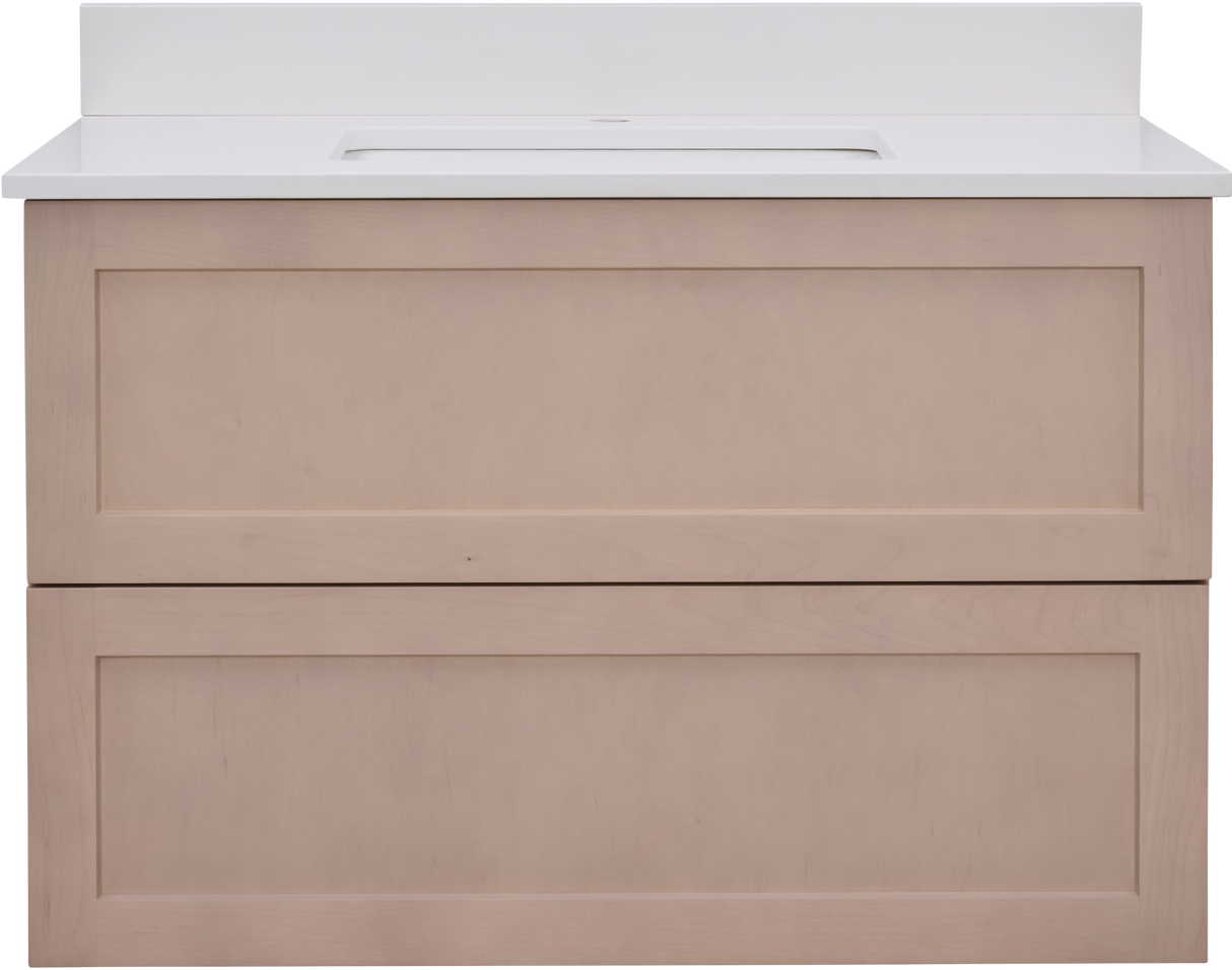 Gunner 36" Wall Mount Shaker Door Bathroom Vanity