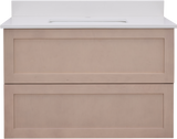 Gunner 36" Wall Mount Shaker Door Bathroom Vanity