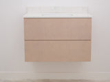 Gunner 36" Wall Mount Slab Door Bathroom Vanity