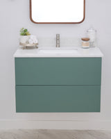 Gunner 36" Wall Mount Slab Door Bathroom Vanity