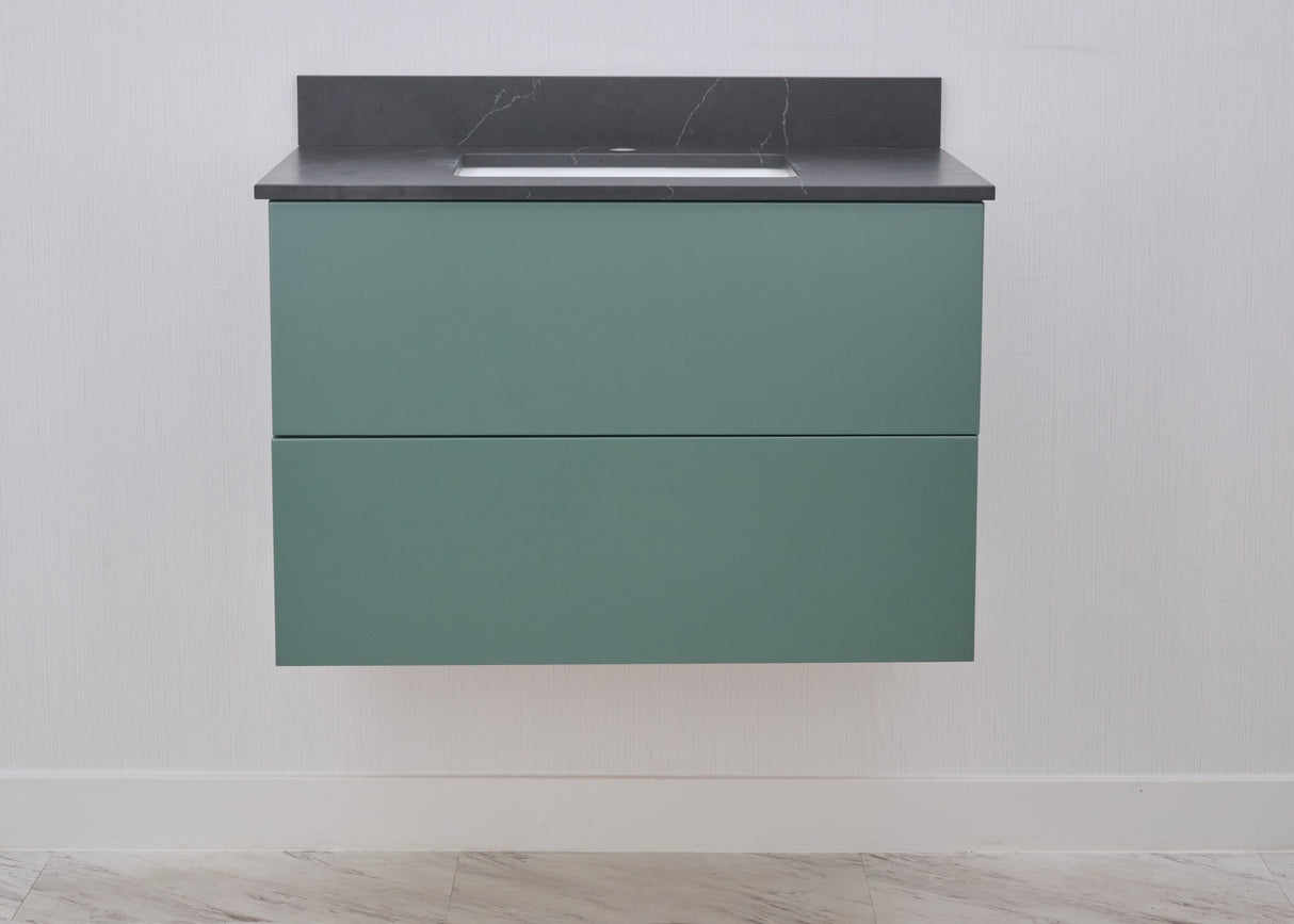 Gunner 36" Wall Mount Slab Door Bathroom Vanity