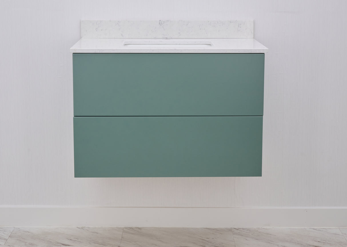 Gunner 36" Wall Mount Slab Door Bathroom Vanity