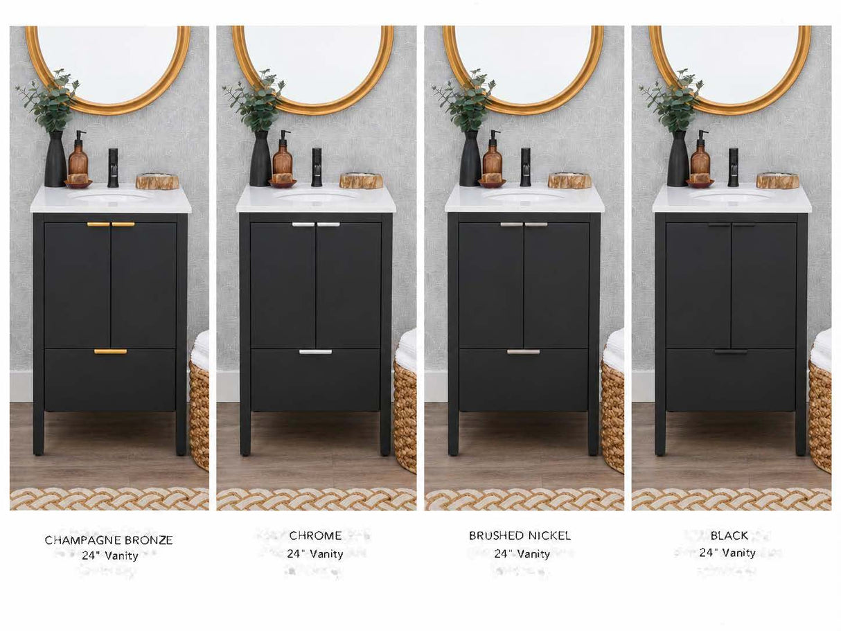 Hanleigh 24" Slab Door Bathroom Vantiy