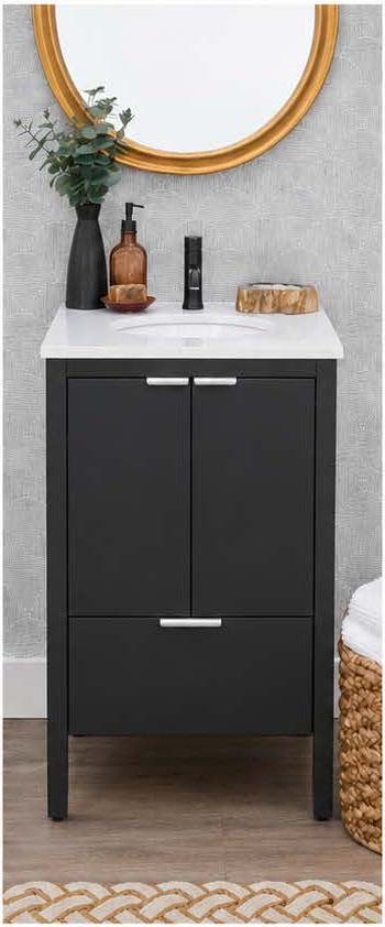 Hanleigh 24" Slab Door Bathroom Vantiy