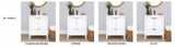 Hanleigh 24" Slab Door Bathroom Vantiy