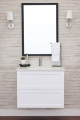 Gunner 30" Wall Mount Shaker Door Bathroom Vanity